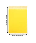 Image of yellow waterproof bubble mailer from Waterproof Bubble Mailers 25 Pack 28x37cm Plus 6cm Thickened Padded Envelopes Shockproof Shipping Bags For Easy Mailing And Handling, Ideal For Office Home Store School