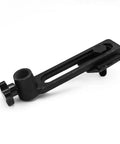 Cast Iron Lathe Tool Holder Base With 25mm Hole Diameter For Woodworking And Turning Projects, angled side view