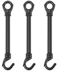 Heavy Duty Chandelier Downrod With Dual Hook And Ring, 5.7 Inch Ceiling Light Support Rod For Hanging Fixtures And Pendant Lighting Installation
