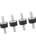 Four M6 Rubber Mounts for Vibration Dampening in Cars Boats Engines and Pumps 4 Pack Noise Reduction Silent Block Isolators