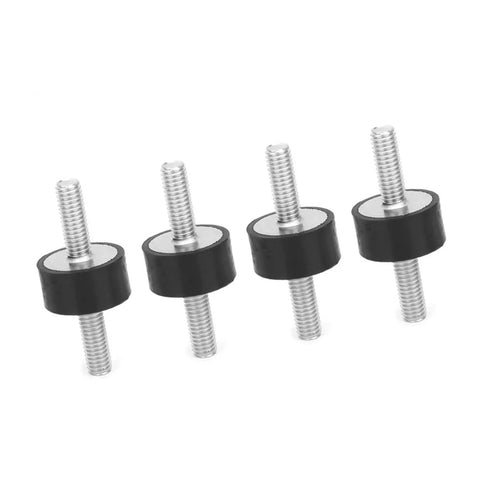 Four M6 Rubber Mounts for Vibration Dampening in Cars Boats Engines and Pumps 4 Pack Noise Reduction Silent Block Isolators