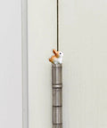 Rabbit Door Hinge Toppers Set Of 6 With Magnetic Hinge Heads on metal hinge, whimsical animal charms for home decor.