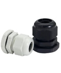 Heavy Duty M8 Waterproof Cable Gland Kit 10 Pack Plastic Nylon Cord Grips IP68 Wire Connectors black and white