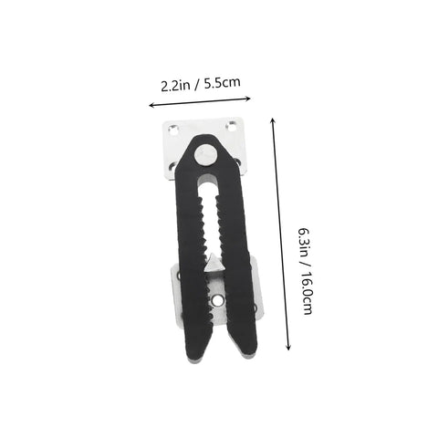 10 Pack Heavy Duty Sectional Sofa Connectors Modular Snap Hook For Couch Joint Repair Living Room Furniture with dimensions shown.