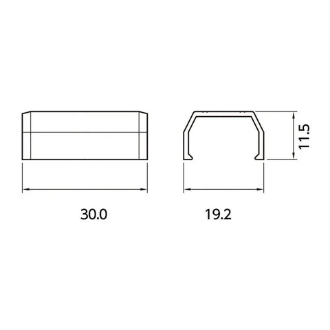 Industrial Style Joint Cover For F Mall Accessories Brown Finish New Upgrade Durable Shield For Machinery Parts 1 Pack SFMJC16 diagram