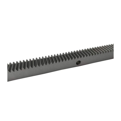 External Gear Rack 1M Long 1Mod 500mm CNC Ready With Precision Straight Teeth, made from 45 Steel for high hardness and wear resistance.