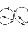 Keep Your Daily Driver Cruising Smooth With These Heavy Duty Front Abs Wheel Speed Sensors For Honda Civic 2006 Through 2011 Left And Right Pair, showing left and right sensors.