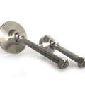 Four Beefy Adjustable Swivel Leveling Feet For Furniture Heavy Duty Metal Construction Ideal For Home Office Restaurant Workshop Tables Chairs Shelves Cabinets Easy To Install Height Adjustment And Leveling For Uneven Floors, stainless steel