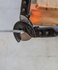 Replacement Cable Cutter Head for Cat No 63041 Series Heavy Duty Built To Last Cuts Soft Cable Up To One And Three Eighths Inch Diameter Clean Even Cuts Forged Tool Steel Jaws With Black Oxide Finish Fits Standard Cable Cutters Made In USA cutting cable.