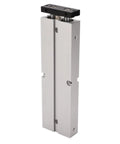 Double Rod Pneumatic Cylinder, Aluminum Alloy Body With 1.0 MPa Operating Pressure And Stroke From 10 mm To 200 Mm shown from side