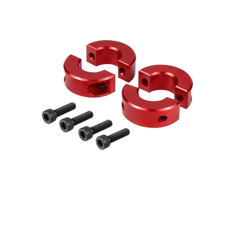 Red Front Sway Bar Shaft Clamp Collar Kit Fits Can Am Maverick X3 2017 2018 2019 2020 UTV Off Road Heavy Steel Aluminum Durable Boost Control Stiffens Ride Handling Beast Mode Upgrade For Hardcore Riders Wanting Sick Grip On Trail Riding, red clamp set with bolts