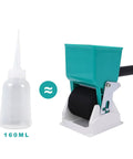 Heavy Duty Portable Glue Roller With Smart Flow Control Switch For Even Woodworking Adhesive Coating And No Drama Diy Fix Projects All Year Long Using 180 Ml Tank Capacity with 160ml glue bottle.
