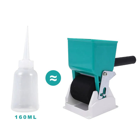 Heavy Duty Portable Glue Roller With Smart Flow Control Switch For Even Woodworking Adhesive Coating And No Drama Diy Fix Projects All Year Long Using 180 Ml Tank Capacity with 160ml glue bottle.