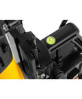 Close-up of Heavy Duty Magnetic Base Drill Press Rock Solid Shop Workhorse Two Twenty Volt portable core boring rig features.