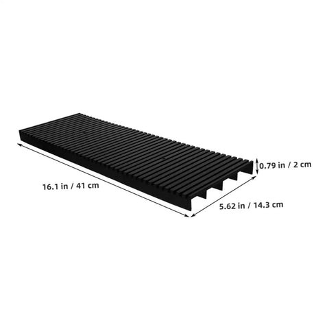 Black Static Rack Circuit Tray For ESD Safe Storage Antistatic Board And Relays Bar Rack Portable Compact Organizer with dimensions