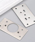 All-In-One Stainless Steel Cabinet Hinge Repair Kit With Side Panel Brackets And Mounting Screws For Furniture Door Cup Base Replacement