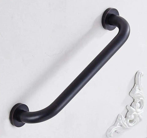 Oil Rubbed Bronze 20 Inch Shower Grab Bar Heavy Duty Solid Brass For Bathroom Safety, Supports Up To 500 Lbs, Easy Install