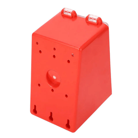Group Lockout Tagout Box With Transparent Panel And Eight Hooks For Easy Visual Lockout Portable Wall Mounted Lockout Station 120x98x180mm