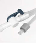 Lifevv catheter valve with blue lever tap and tubing connector, 5-pack