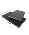 Real Deal 3 X 5 Inch Replacement Fiberglass Spring Plate For Swivel Rocker Chairs, showing two black plates, 3x5 inch size.