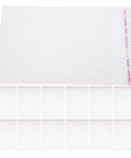 Image showing Self Sealing Goodie Bags Pack of 100, Resealable 4x6 Inch Treat Bags 10x15 cm, individually packed with sealing strip.