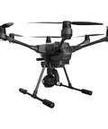 Professional Dope 4K Ultra HD Drone Quadcopter With 20 Minute Flight Time featuring a mounted camera and sleek black design on white background.