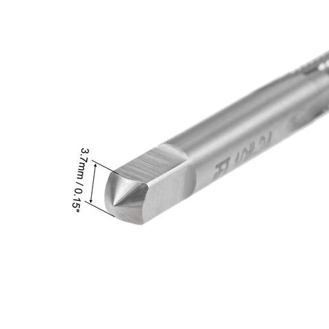 Pro Grade High Speed Steel Tap Set 10-24 UNC 2B Class 3-Flute Machine Tap Tapping Tool Kit 5 Pcs Durable Fast-Cutting For Metal Use DIY And Professional Projects