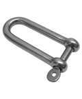 Dang Tough One Quarter Inch D Shackles Stainless Steel Marine Anchor Hardware five pack with shiny finish for secure marine rigging.