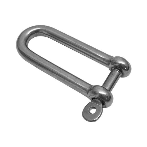 Dang Tough One Quarter Inch D Shackles Stainless Steel Marine Anchor Hardware five pack with shiny finish for secure marine rigging.