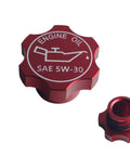 Red Aluminum Engine Oil Filler Cap Direct Replacement For GM Vehicles From 1992 Through 2018 No Sweat Easy Install Fits Cadillac Buick Chevrolet GMC Hummer Pontiac Saturn Oldsmobile Ref Numbers FC208 FC242 FC219 FC243 FC252 80987 MO99 10099 42315