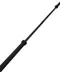 Badass 7 Foot Olympic Barbell 35 Pound Steel Weight Bar For Home Gym with black finish for strength training and weight lifting.