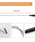 Three Pack Flexible Magnetic Telescoping Pickup Tools With 360 Degree Swivel 7 To 30 Inch Reach Strong Magnetic Head Lift Up To 10 Lbs