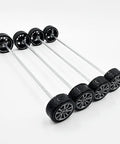 Dope Mini 16mm Toy Car Wheel Set With 10 Shaft Axles For DIY Model RC Cars Trucks And Robots