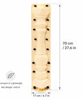 Column Balustrade Mold For Concrete And Plaster DIY Garden And Patio 27.6 Inch Two-Piece Reusable Plastic Form standing