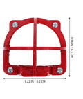 Bad Boy Fire Sprinkler Head Guard Cage To Dodge Dents And Kick Damage Real Quick On 3 34 Inch Fixtures showing dimensions 3.22 in x 3.34 in.