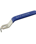 Stainless Steel Lever Handle Replacement For DN20 Ball Valve, Chrome Plated Quarter Turn With Blue Plastic Grip, Nonrusting and Scratch-Resistant