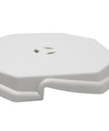 Vinyl Siding Surface Block Plate Durable Textured Paintable Surface For 4 To 10 Inch Siding With One Half Overlap White