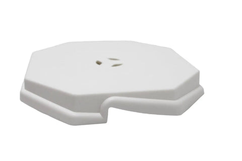 Vinyl Siding Surface Block Plate Durable Textured Paintable Surface For 4 To 10 Inch Siding With One Half Overlap White