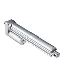 Heavy Duty 12V And 24V DC Waterproof Linear Actuator Motor Delivers Knockout Push Pull Power For Any Job Featuring No Sweat Seals And 150 MM Stroke Handling Up To 264 LBS Load shown from an angled view.