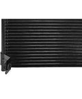 Heavy Duty Transmission Oil Cooler black aluminum fin core for Nissan Titan XD 2016-2019 5.6L, side mounting tab