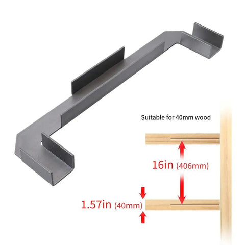 16 Inch Right Angle Woodworking Clamp And Framing Jig Adjustable Carpenter Clamping Fixture for panel alignment, steel material.