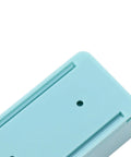 Close-up view of Reusable Silicone Hair Catcher Avoid Clogging Bathtub Drain, teal color, designed for easy hair trapping.