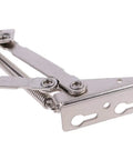 Two Pack 80 Degree Sprung Hinges For Cabinet Doors Lift Up Stay Flap Supports Stainless Steel Rust Resistant Heavy Duty Hardware