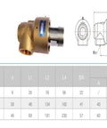 Beefy 2 Inch Hydraulic Rotary Joint Union Brass Copper Swivel Connector For Oil And Water Piping In Industrial Machinery And Construction Equipment For Tough Jobs, mono flow