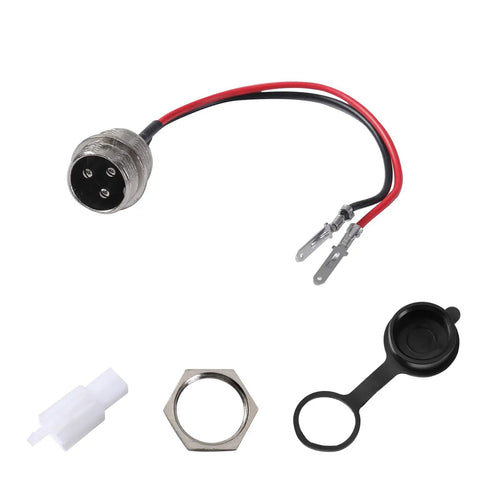 Three Pin Charger Port For Razor MX350 MX400 SX350 ZR350 Dirt Bike Quad And Pocket Mod Scooters Replacement Part 24V And 36V
