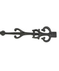 Garage Door Decorative Hardware Set 11 Inch Slick Black Wrought Iron Dummy Strap Hinges With Mounting Hardware Rust Resistant Pack Of 10