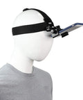 First Person POV Head Mount Phone Holder For Outdoor Filming, headband on mannequin with mounted smartphone