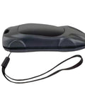 Slick Windshield Wiper Repair Tool For Quick Fix Rubber Edge Resurfacing On Car And Truck Blades To Restore Crystal Clear Vision During Heavy Rain No Hassle Ride Ready Essential, black handheld design with strap.