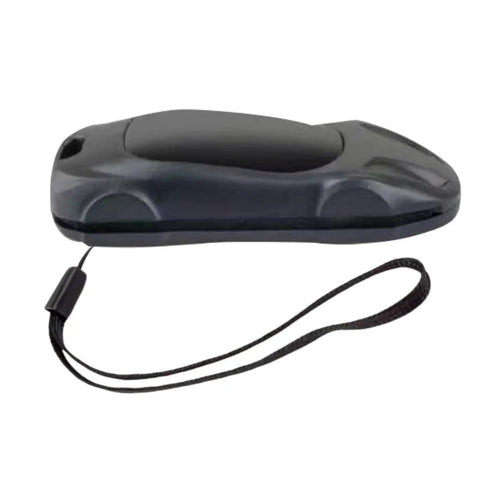 Slick Windshield Wiper Repair Tool For Quick Fix Rubber Edge Resurfacing On Car And Truck Blades To Restore Crystal Clear Vision During Heavy Rain No Hassle Ride Ready Essential, black handheld design with strap.