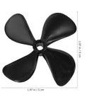 RC Boat Propeller Set 50mm 4 Blade CW CCW For 4mm Shafts PC Plastic Replacement Props For Submarines Bait Boats Fishing Cargo Ships